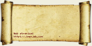 Alimpije Nedić vizit kartica